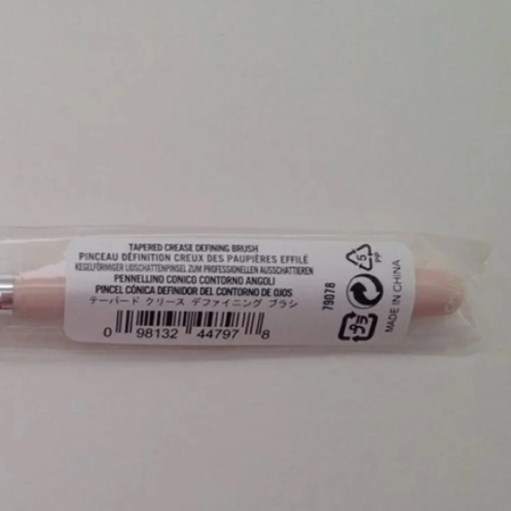 bareMinerals Tapered Crease Defining Brush - Pink Handle - Sealed.